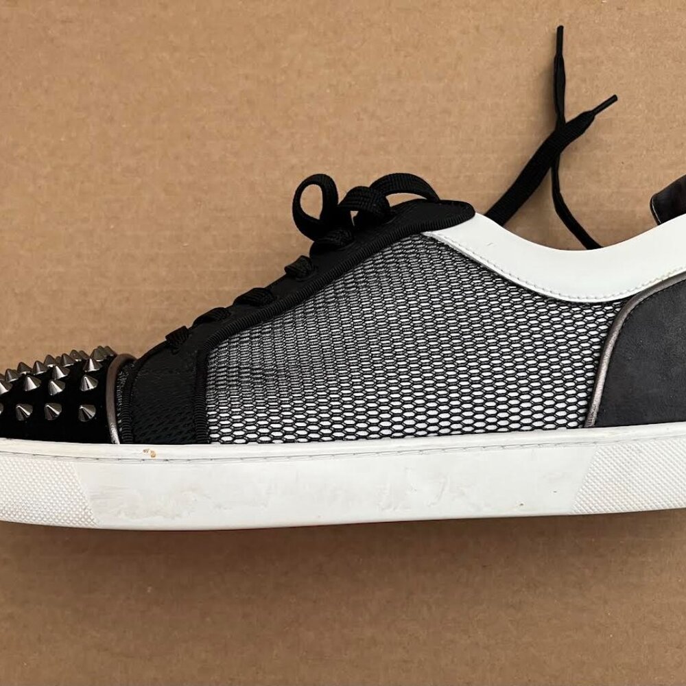 Christian Louboutin Louis Junior Spikes Orlato Flat Low Top Sneakers 44.5 - Picture 7 of 16